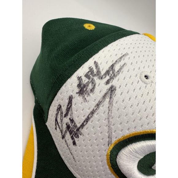 SB XXXI Champ Ron Cox Signed NWT On Field Reebok Hat - Picture 3 of 4